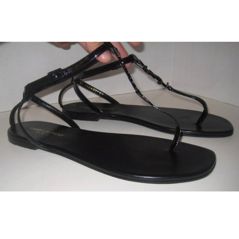 Saint Laurent T strap sandal